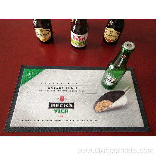 Eco-Friendly Non Woven Fabric branded beer bar mat